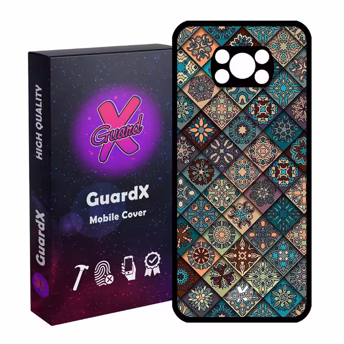 کاور گارد ایکس طرح Tile مدل Glass10093 مناسب برای گوشی موبایل شیائومی Poco X3 / Poco X3 NFC