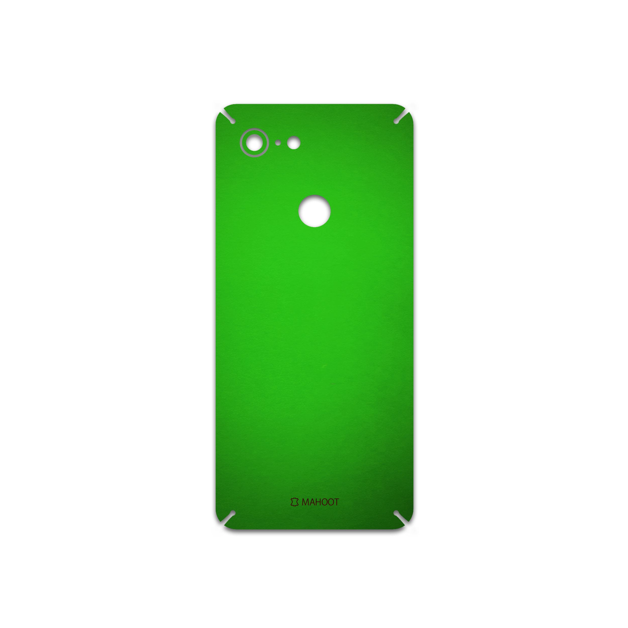 برچسب پوششی ماهوت مدل Metallic-Green مناسب برای گوشی موبایل گوگل Pixel 3