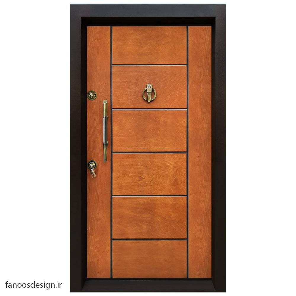 درب ضد سرقت روکش راش مدل میلانو