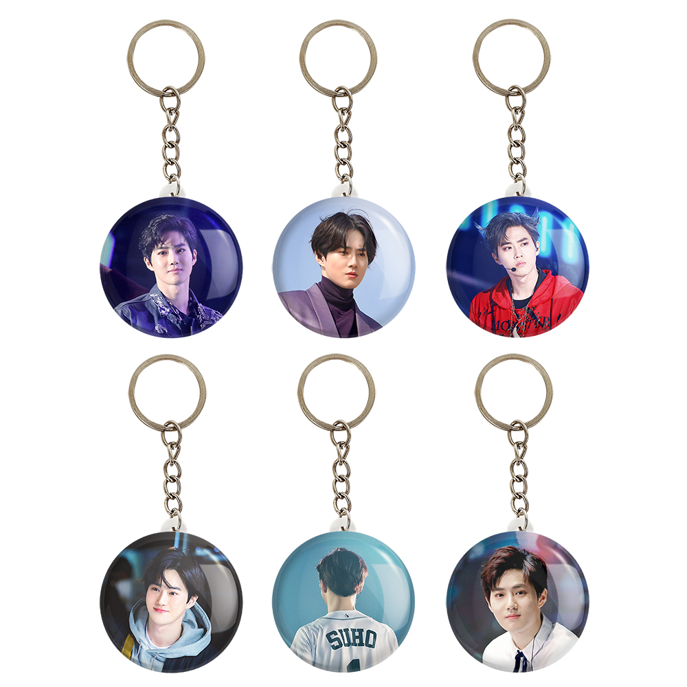 جاکلیدی خندالو مدل سوهو گروه اکسو کد 625A مجموعه 6 عددی