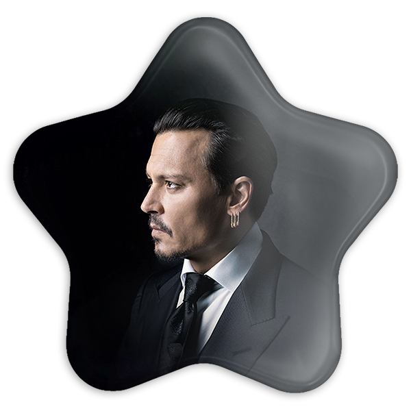 پیکسل خندالو طرح جانی دپ مدل ستاره ای کد 3295