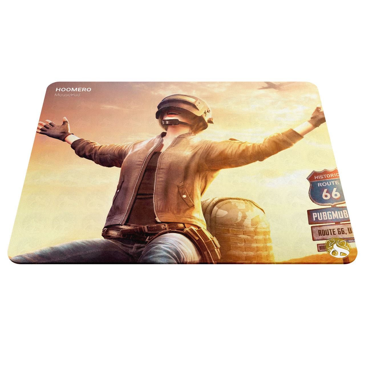 ماوس پد هومرو مدل A4774 طرح بازی PUBG