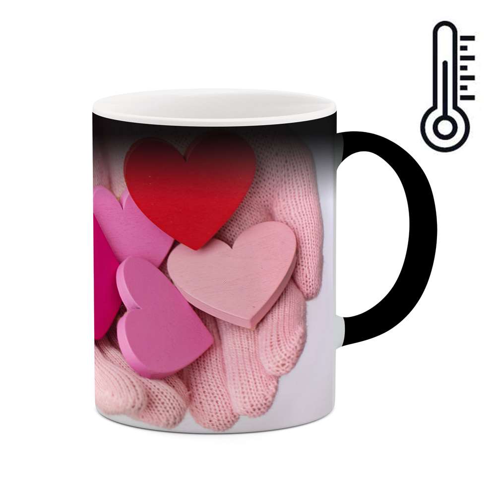 ماگ حرارتی طرح عشق مدل mgph11393