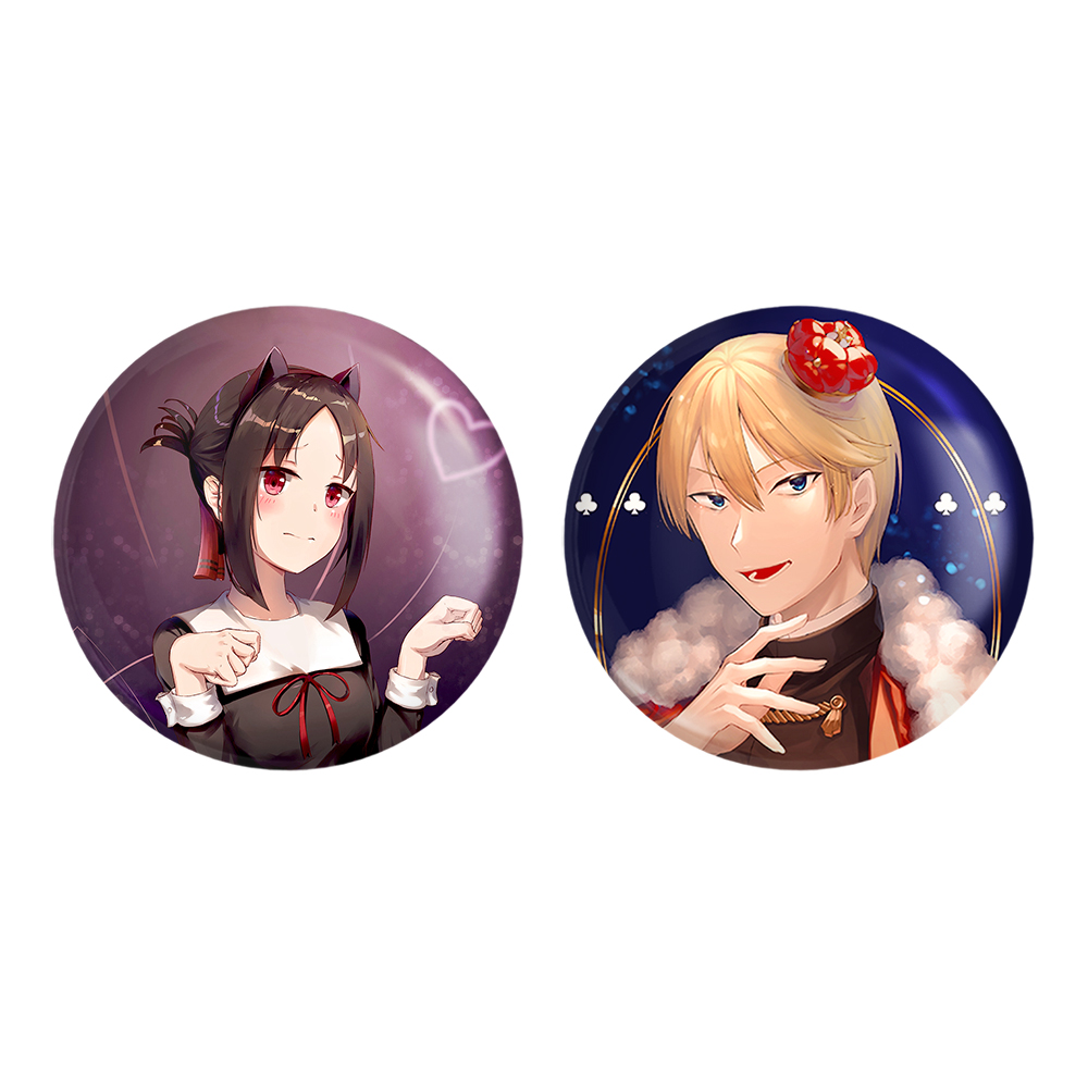 پیکسل خندالو مدل میوکی ساما و کاگویا شینومیا انیمه کاگویا ساما کد 1604016037 مجموعه 2 عددی