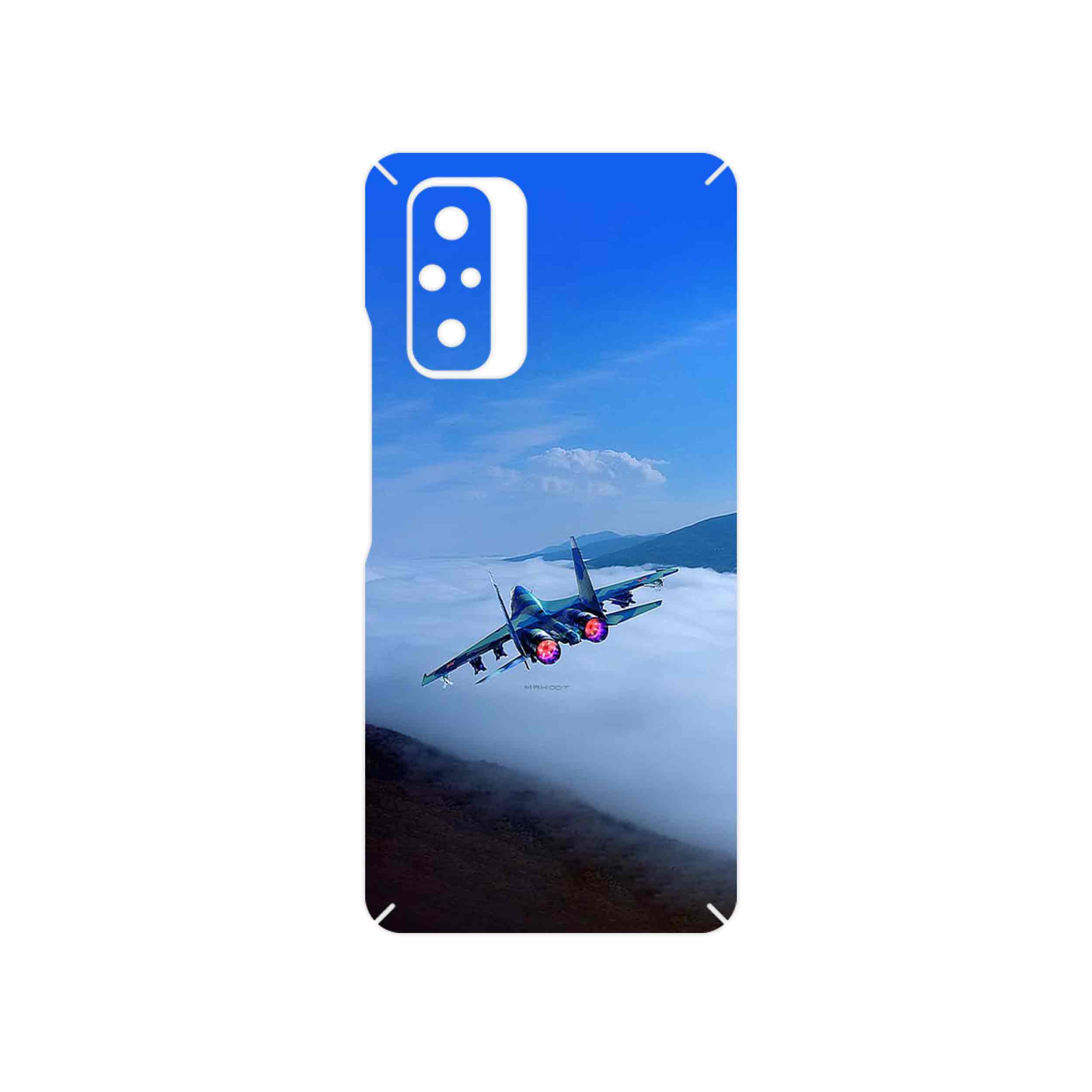برچسب پوششی ماهوت مدل Fighter plane Su27 مناسب برای گوشی موبایل شیائومی Redmi Note 10 Pro Max