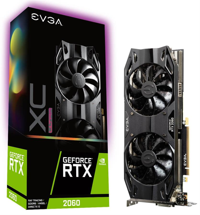 کارت گرافیک ای وی جی ای مدل GeForce RTX 2060 XC ULTRA GAMING با حافظه 6 گیگابایت