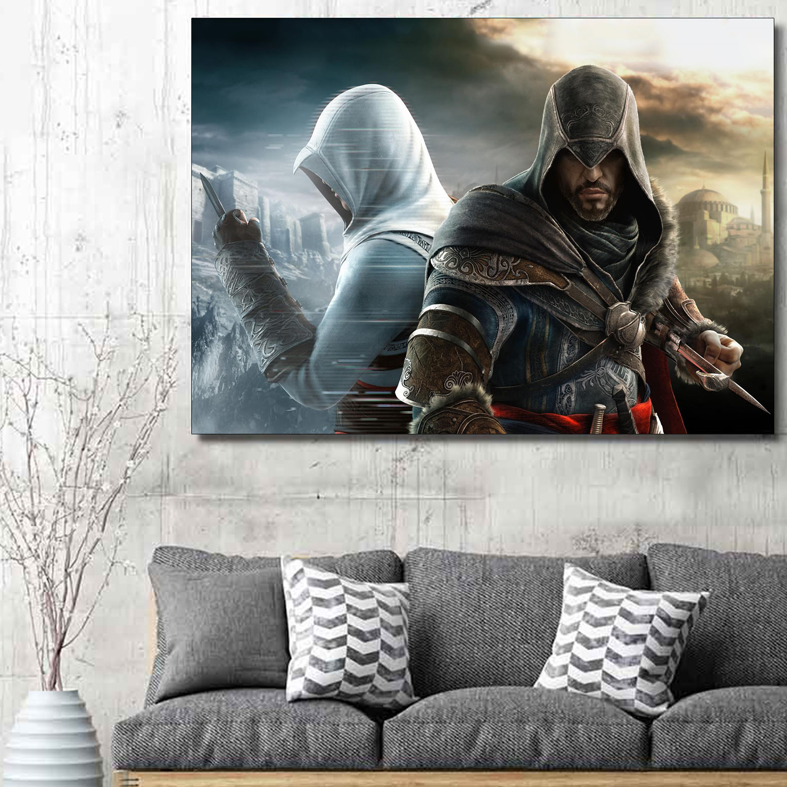تابلو شاسی گالری استاربوی طرح Assassins Creed مدل بازی 04