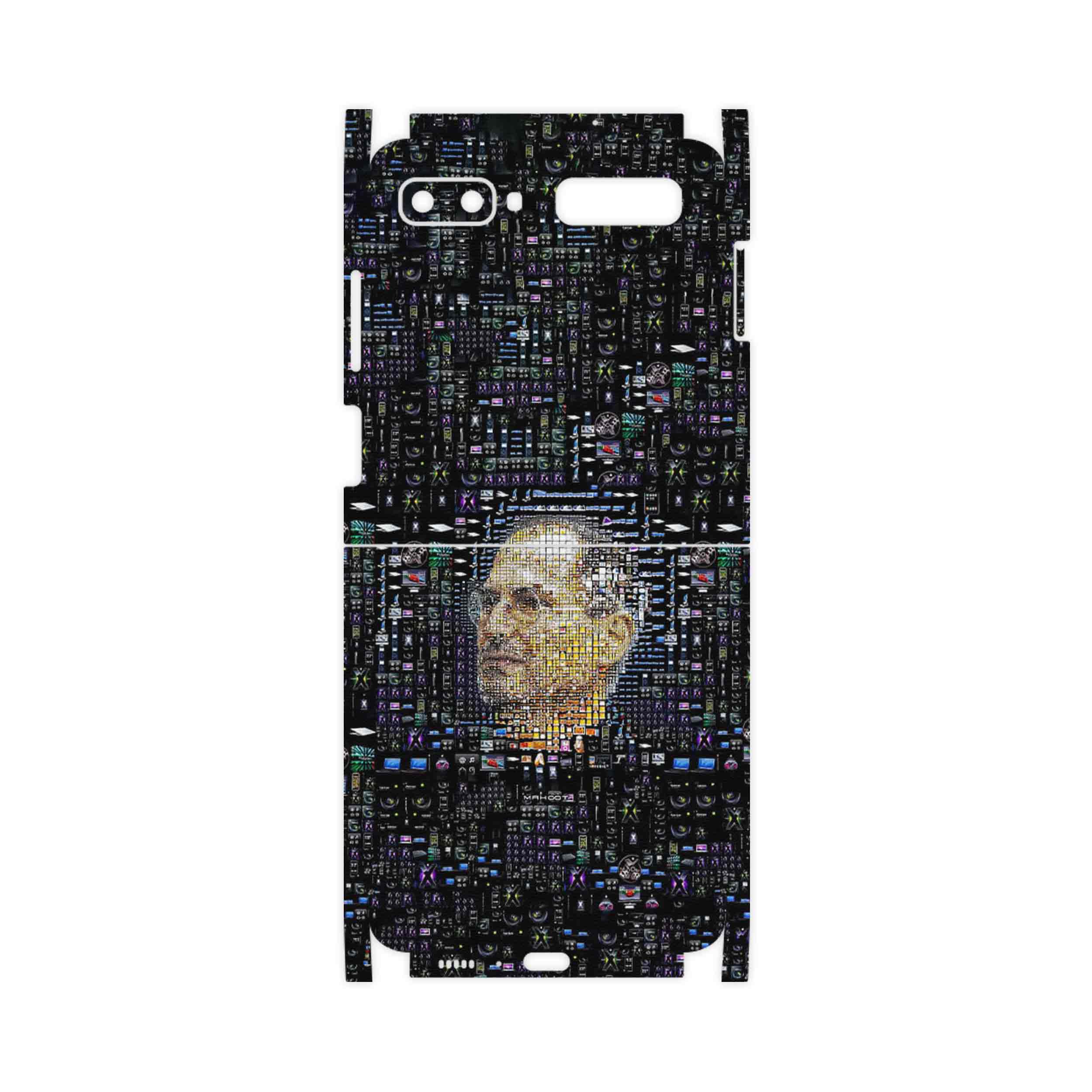 برچسب پوششی ماهوت مدل 2 Collage of Steve Jobs-FullSkin مناسب برای گوشی موبایل سامسونگ Galaxy Z Flip