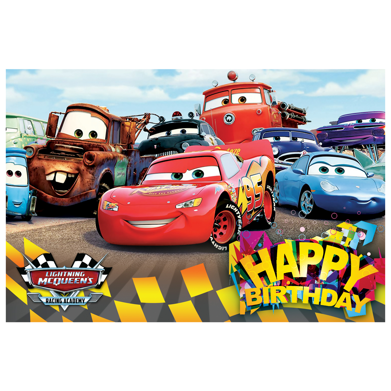  بنر تم تولد طرح ماشین‌ها کد 1031