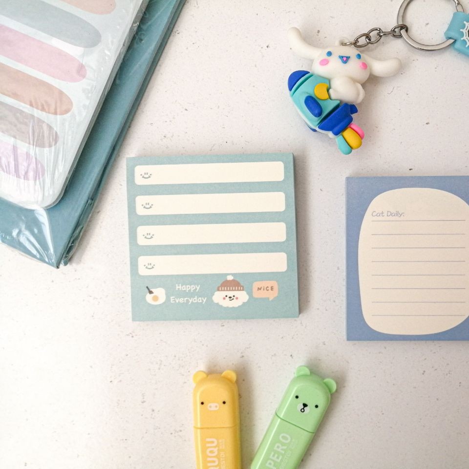 استیک نوت (برگه یادداشت چسبی ) طرح کیوت و گوگولی گربه 