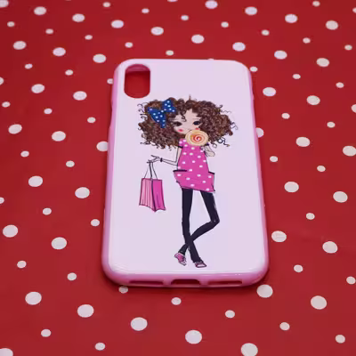 کاور طرح Curly Hair مدل NKK-01 مناسب برای گوشی موبایل اپل Iphone X /Xs