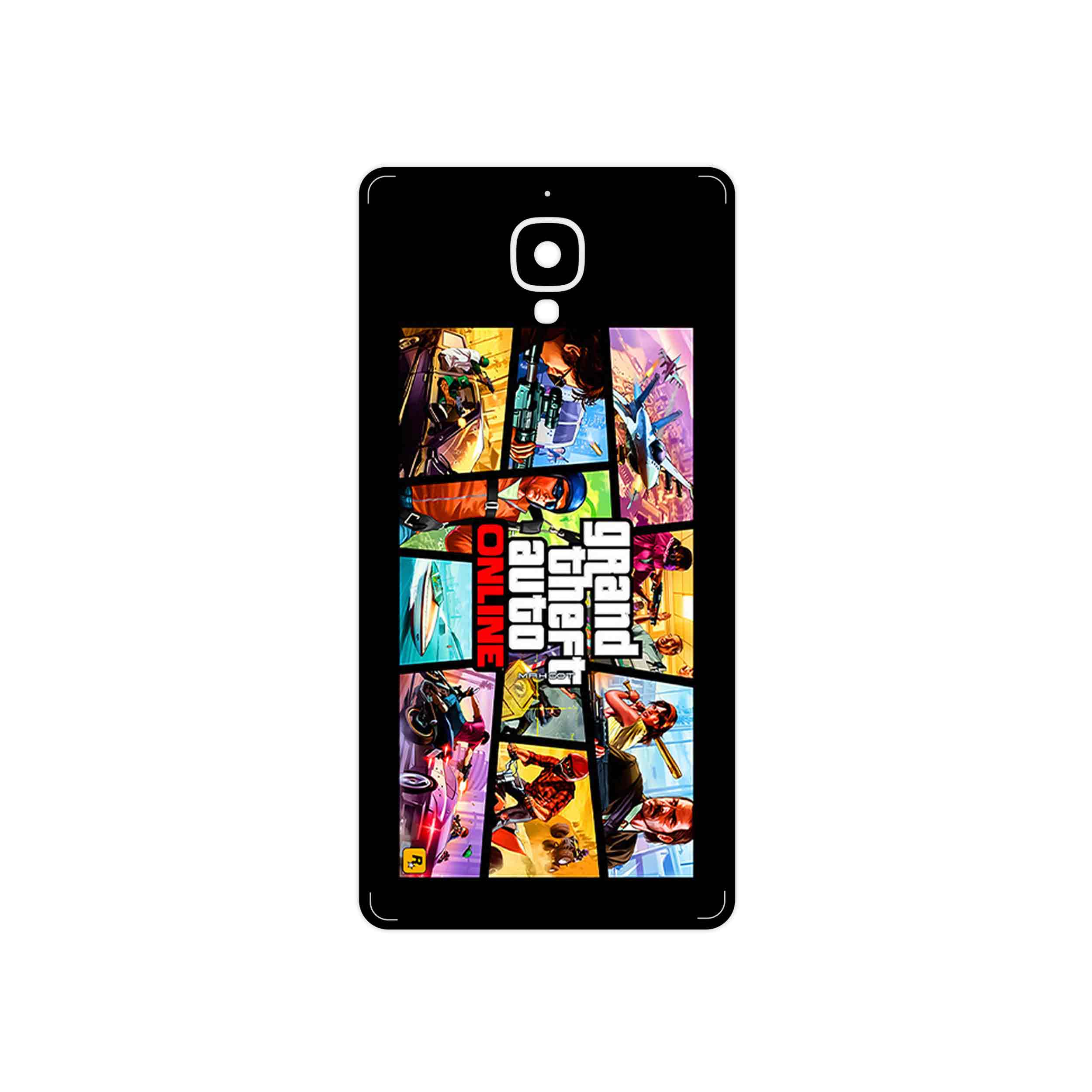 برچسب پوششی ماهوت مدل GTA Online Game Series مناسب برای گوشی موبایل وان پلاس 3