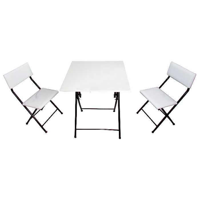 میز و صندلی سفری میزیمو مدل مربع کد 8203