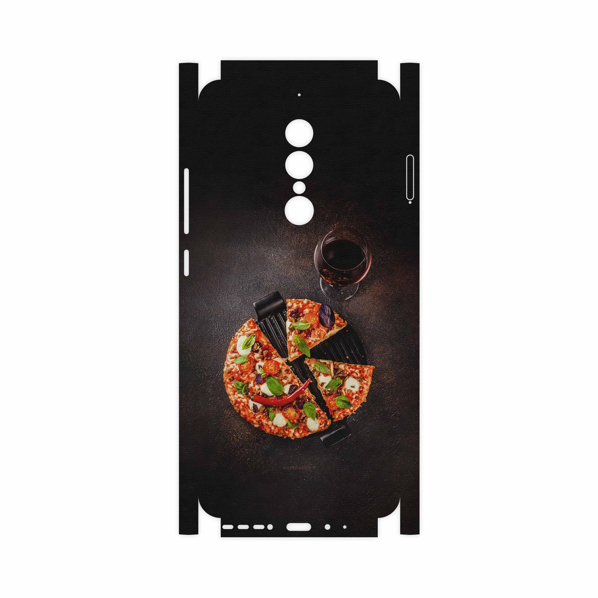 برچسب پوششی ماهوت مدل Pizza-FullSkin مناسب برای گوشی موبایل جی ال ایکس Shahin