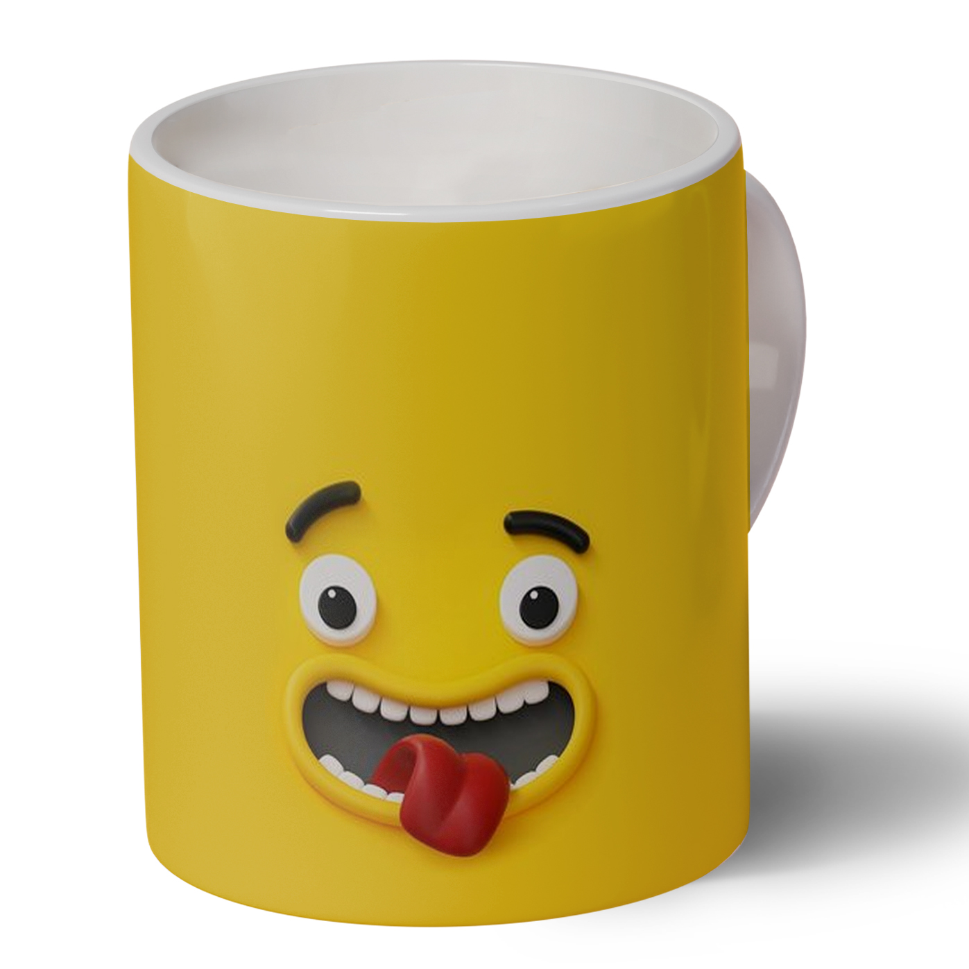 ماگ مدل سرامیکی دسته دار طرح شکلک