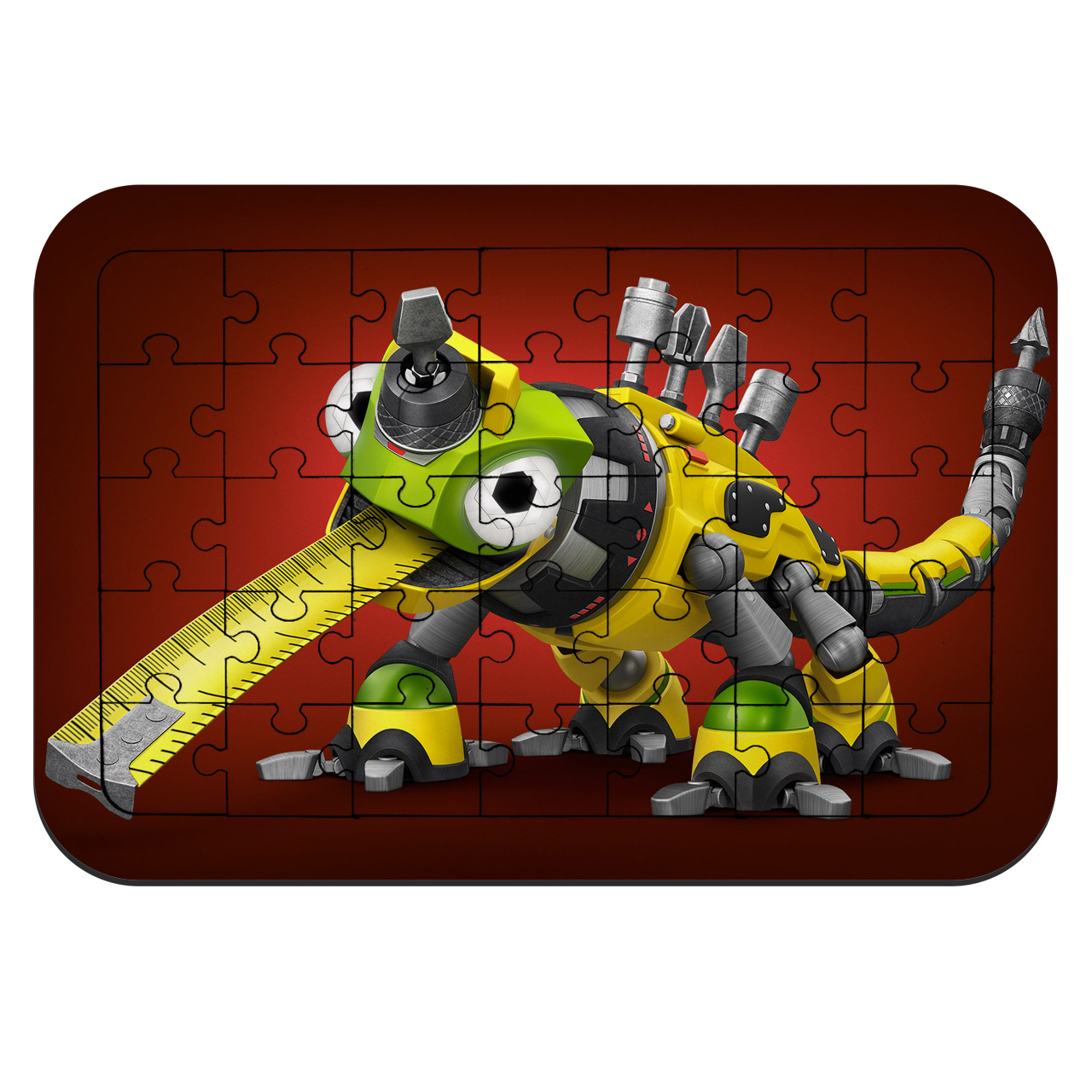 پازل 35 تکه طرح انیمیشن ماشیناسورها مدل NI711