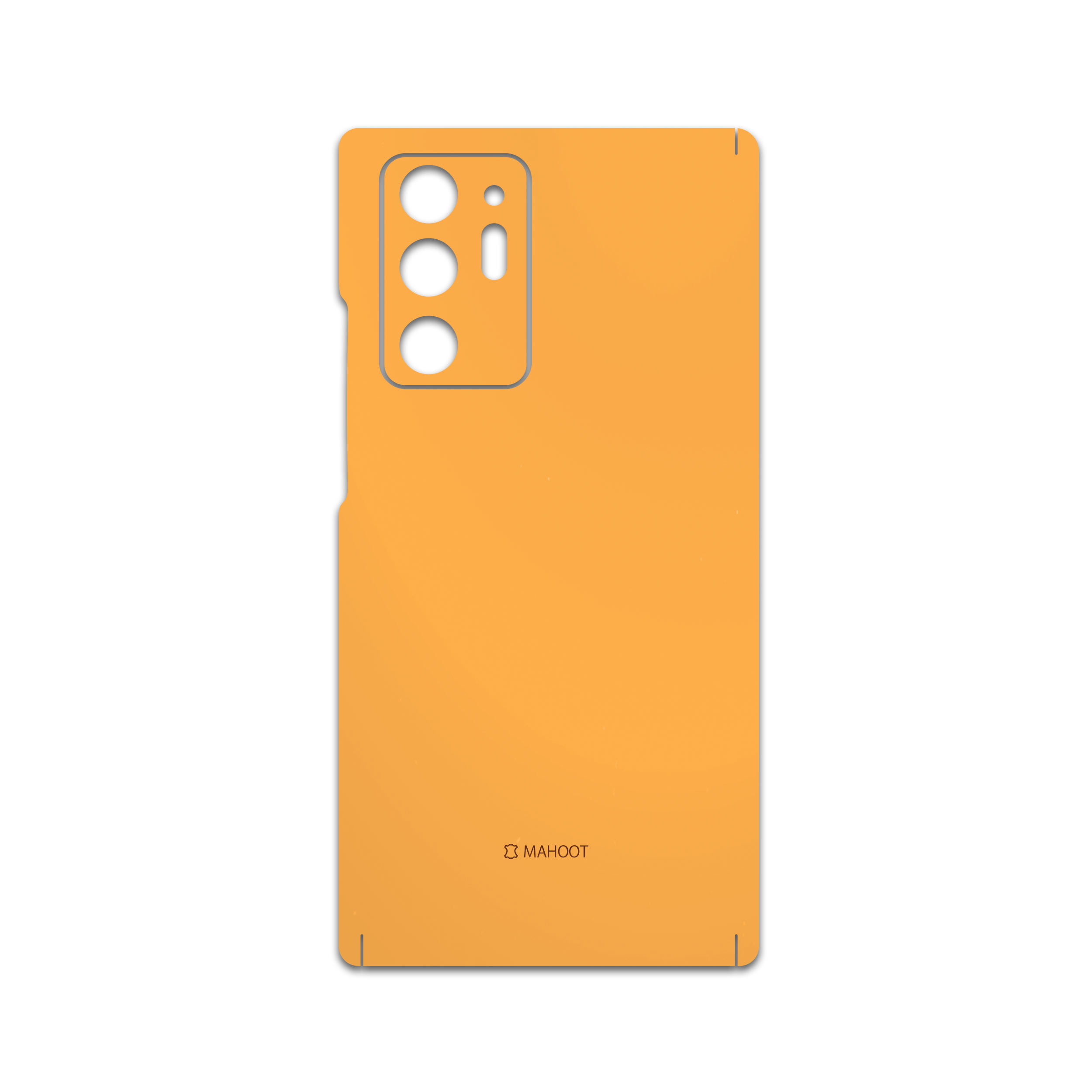 برچسب پوششی ماهوت مدل Matte-Orange مناسب برای گوشی موبایل سامسونگ Galaxy Note20 Ultra