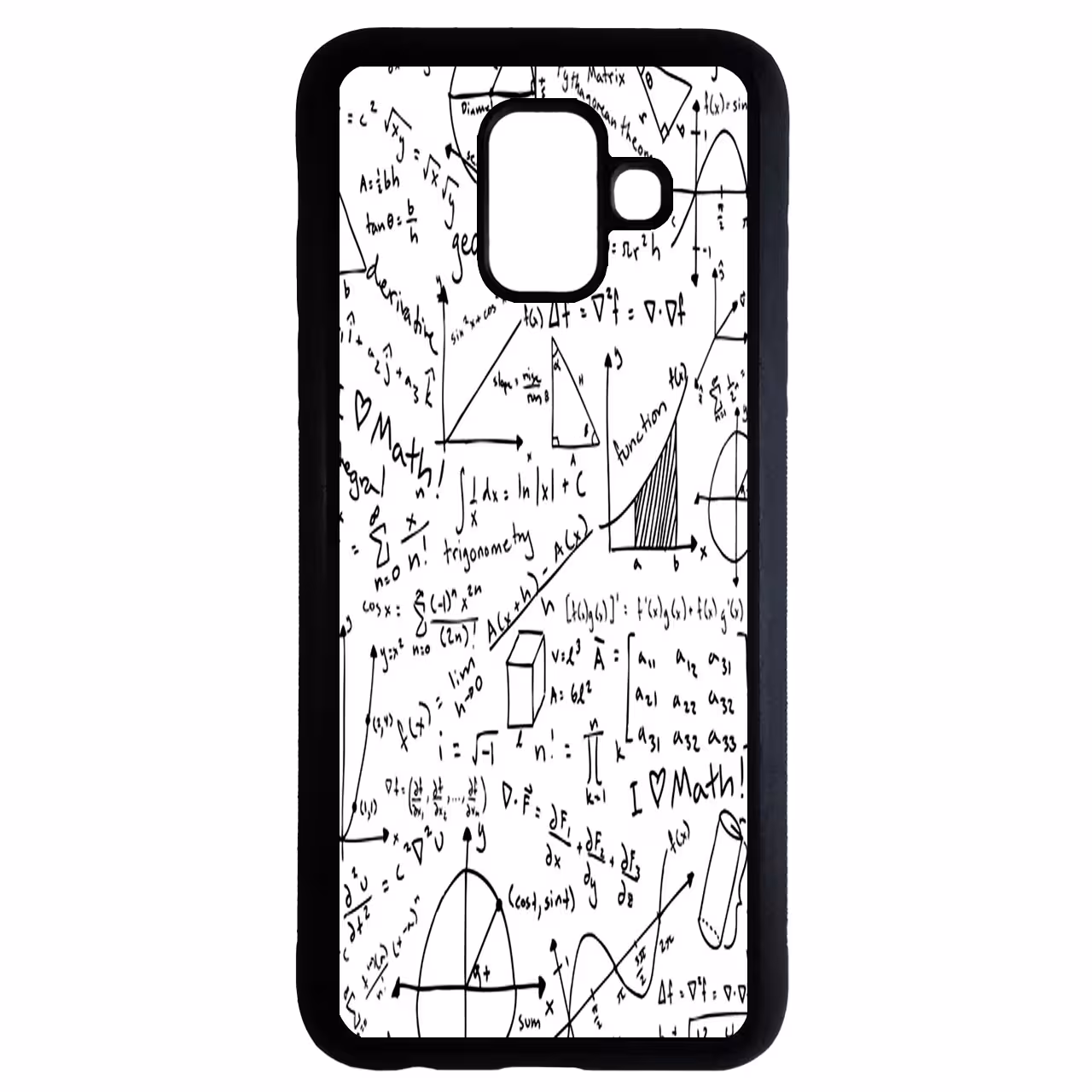 کاور طرح ریاضی کد 6676 مناسب برای گوشی موبایل سامسونگ galaxy a8 2018