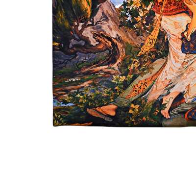 رومیزی مدل مخمل طرح لیلی مجنون کد 90