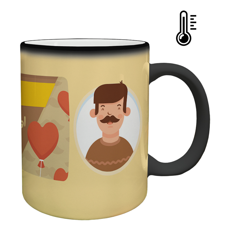 ماگ حرارتی مدل روز پدر کد 68