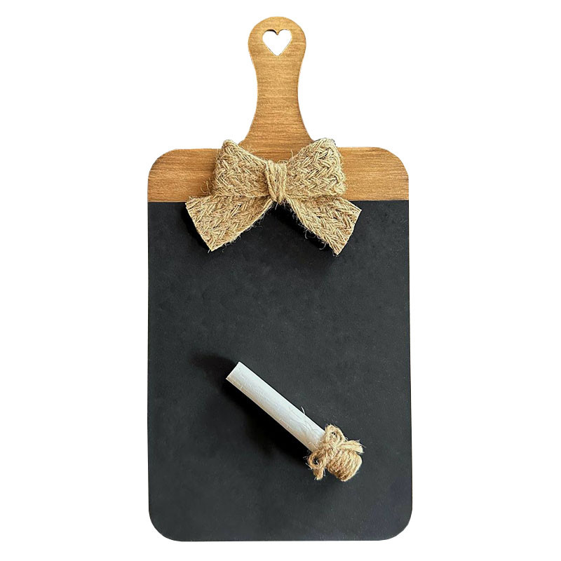 تخته سیاه مدل پاپیون سایز 15×30 سانتی متر به همراه گچ | چاوه