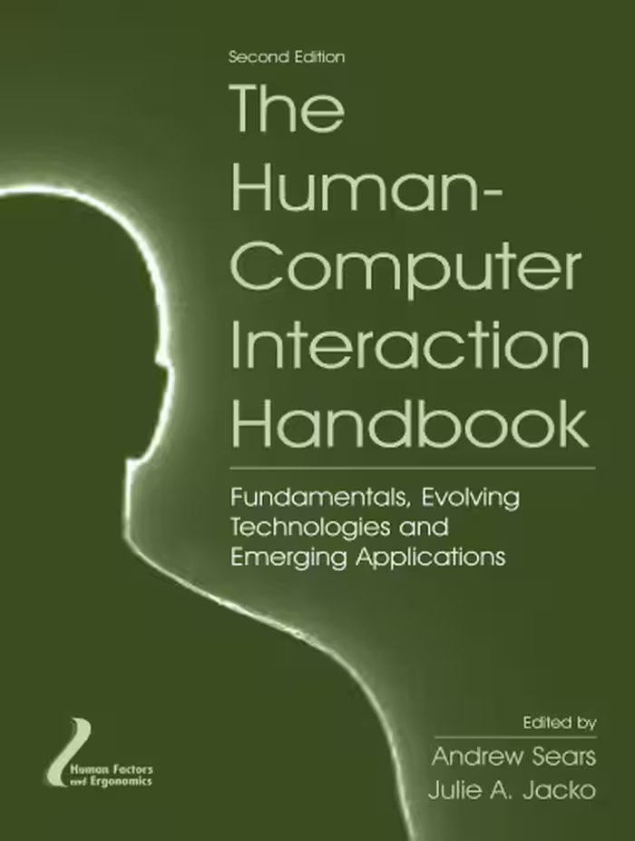 خرید و دانلود نسخه کامل کتاب The Human-Computer Interaction Handbook: Fundamentals, Evolving..