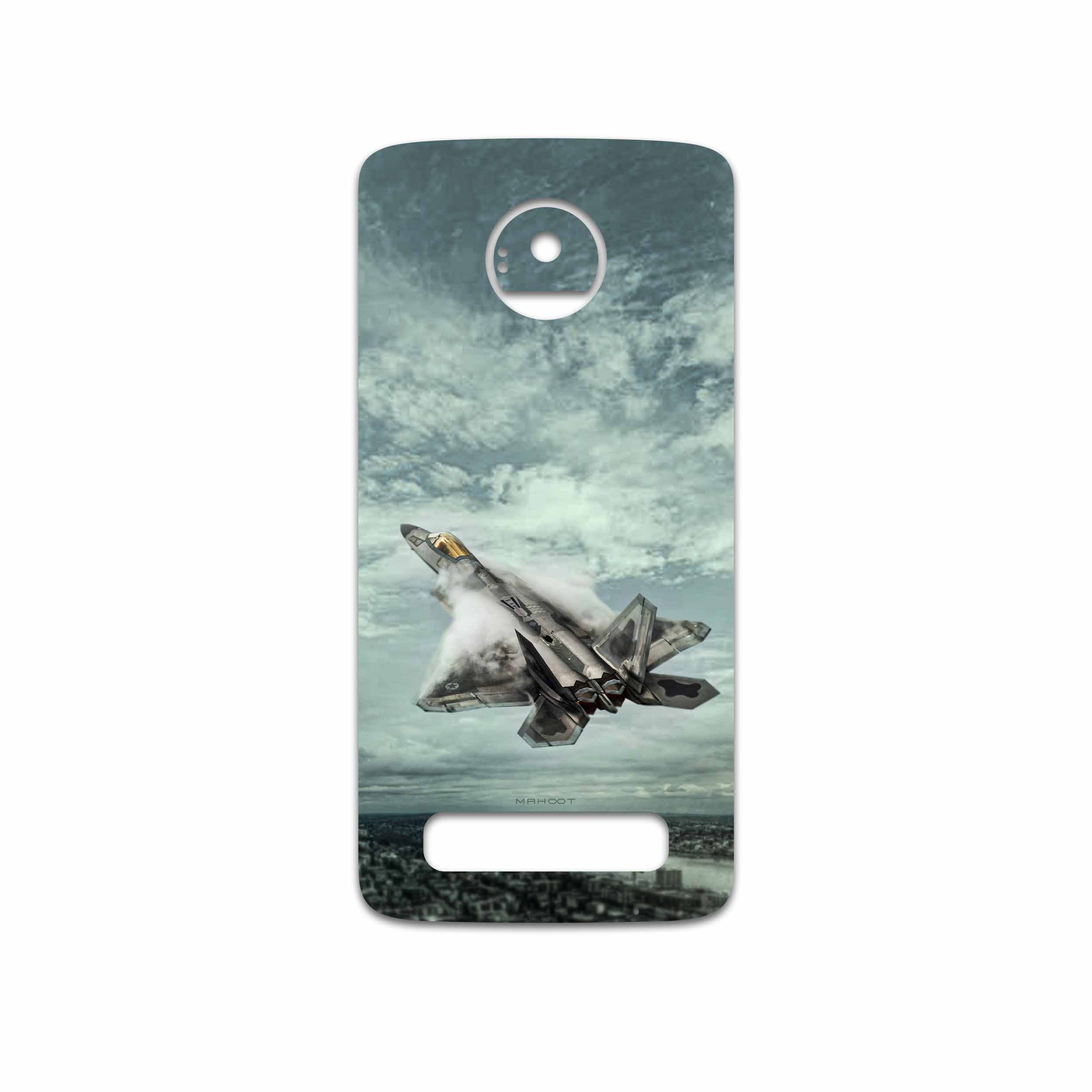 برچسب پوششی ماهوت مدل F-22 Raptor مناسب برای گوشی موبایل موتورولا Moto Z