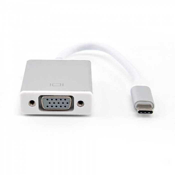 تبدیل Type-c به VGA وی نت مدل V-COCM2VGA