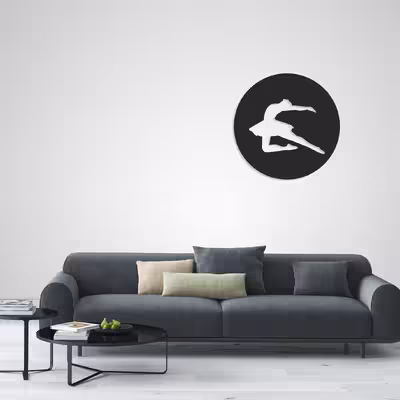 دیوارکوب طرح باله مدل fi-b02