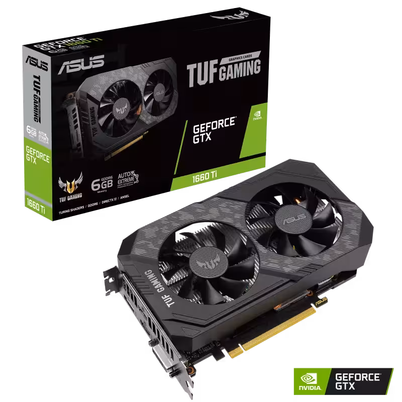 کارت گرافیک مدل GTX-1660TI TUF 6GB GAMING ASUS ایسوس