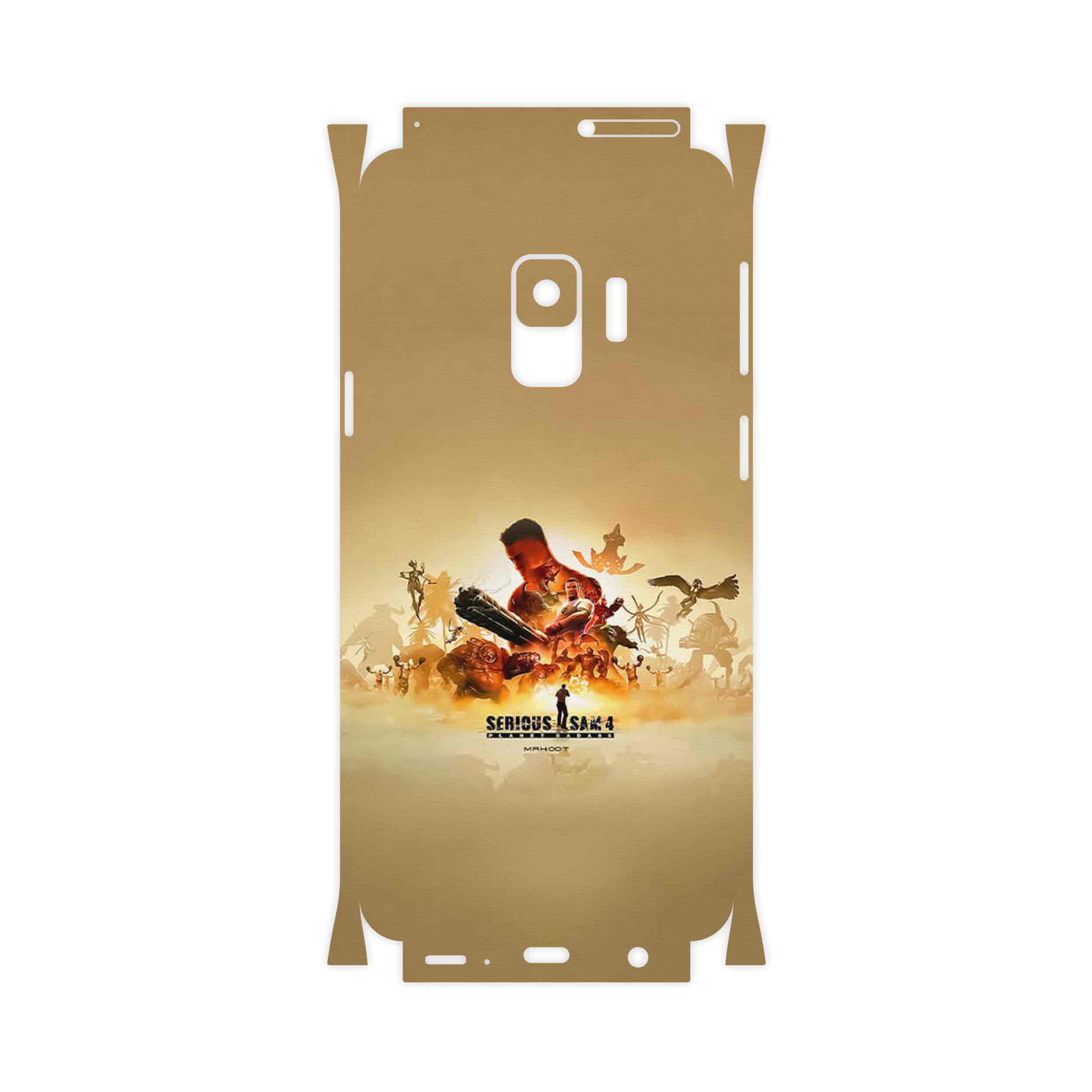 برچسب پوششی ماهوت مدل Serious Sam Game Series-FullSkin مناسب برای گوشی موبایل سامسونگ Galaxy S9