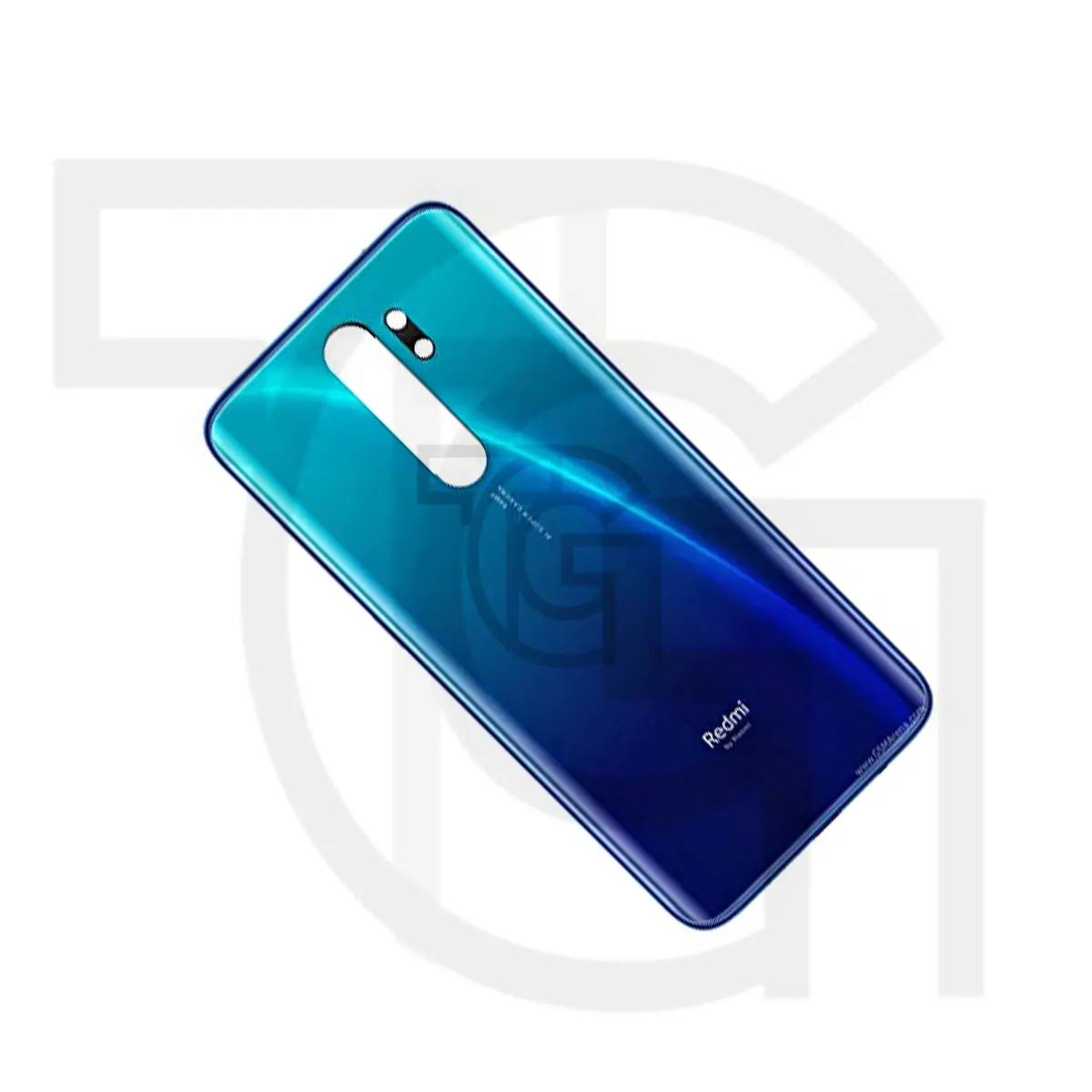 درب پشت شیائومیردمی (آبیمایلبسبز) Back Door Xiaomi Redmi Note 8 Pro