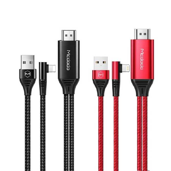 کابل تبدیل HDMI به لایتنینگ /USB مک دودو مدل CA-640 طول 2 متر 