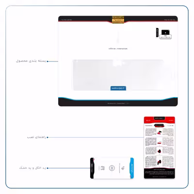 برچسب پوششی ماهوت مدل Metallic-White مناسب برای تبلت اپل iPad Pro 11 (GEN 2) 2020 A2228