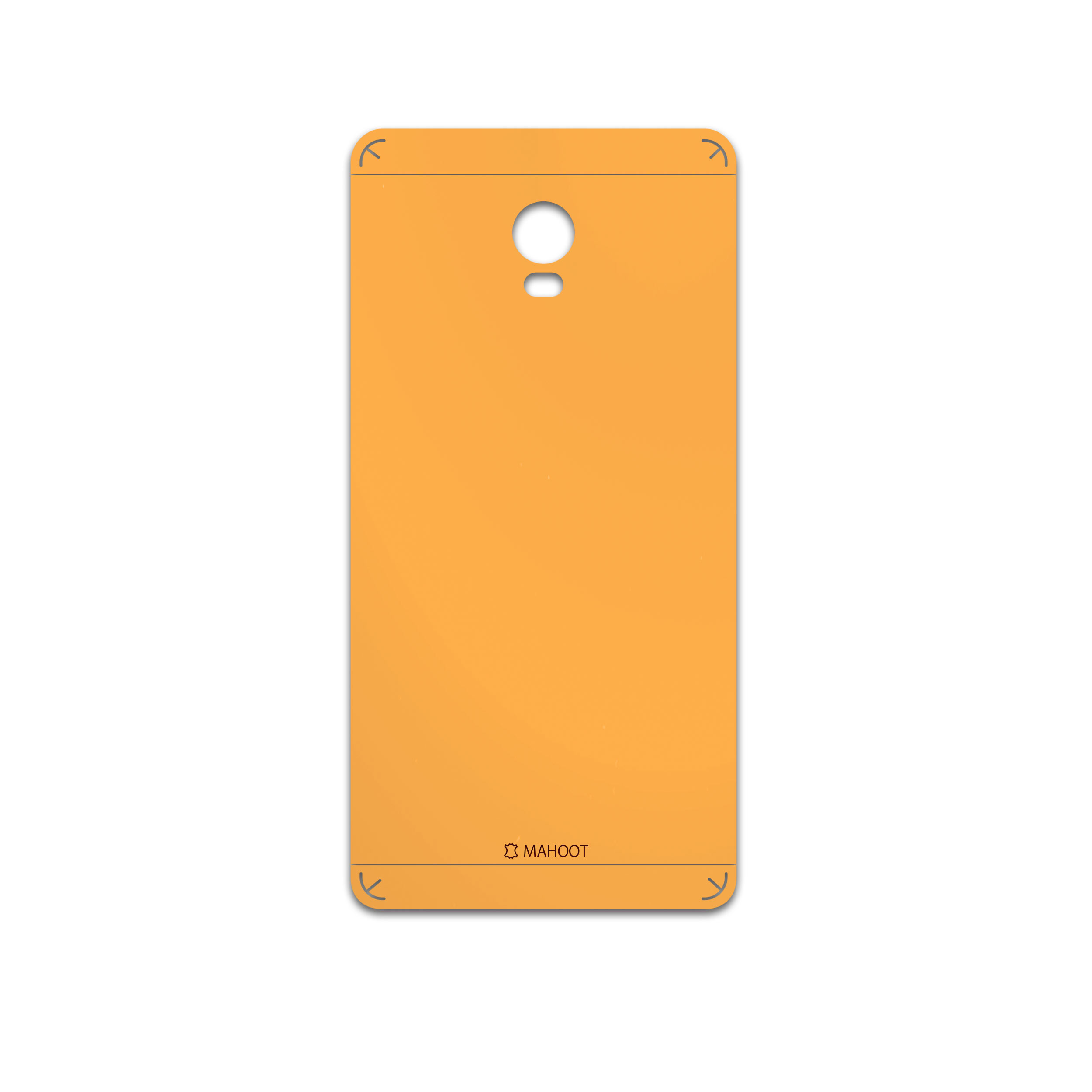 برچسب پوششی ماهوت مدل Matte-Orange مناسب برای گوشی موبایل لنوو Vibe P1