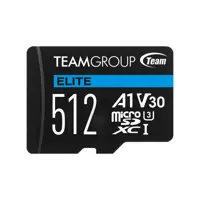  کارت حافظه microSDXC تیم گروپ مدل ELITE کلاس 10 استاندارد UHS-I U3 سرعت 90MBps ظرفیت 512 گیگابایت