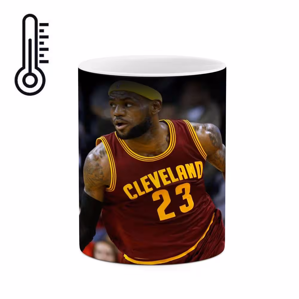 ماگ حرارتی طرح بسکتبال NBA ، Lebron james مدل mgph14927