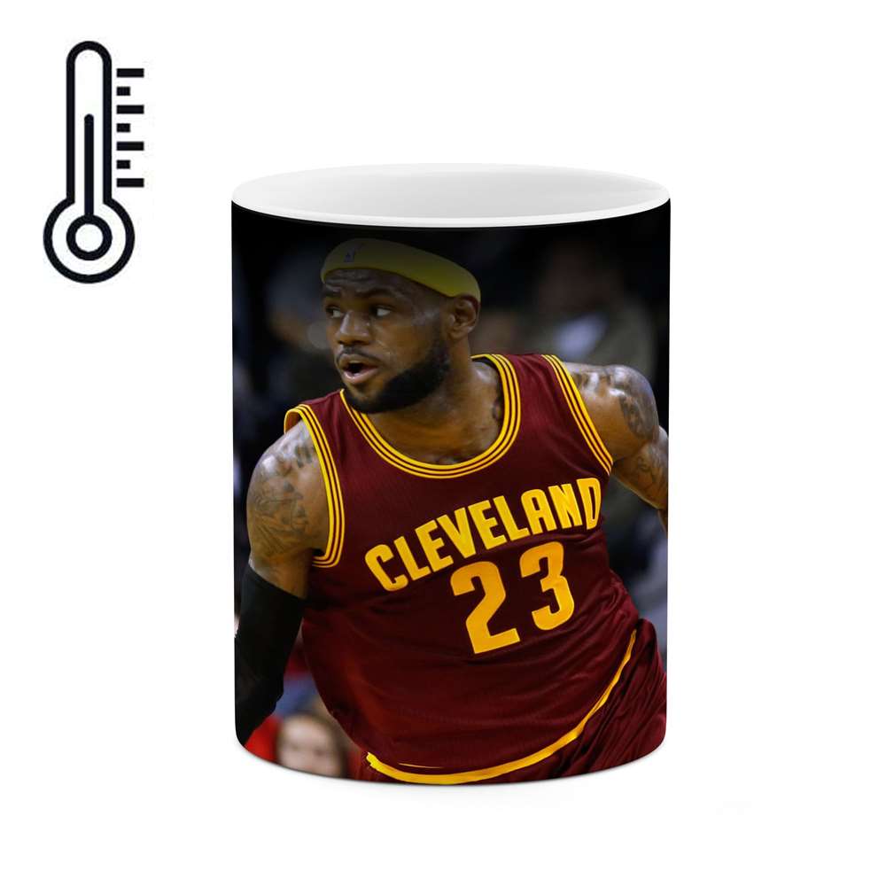 ماگ حرارتی طرح بسکتبال NBA ، Lebron james مدل mgph14927