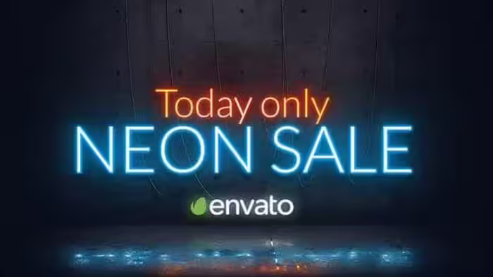 دانلود Neon Sale – پروژه ویدیو تبلیغاتی افتر افکت