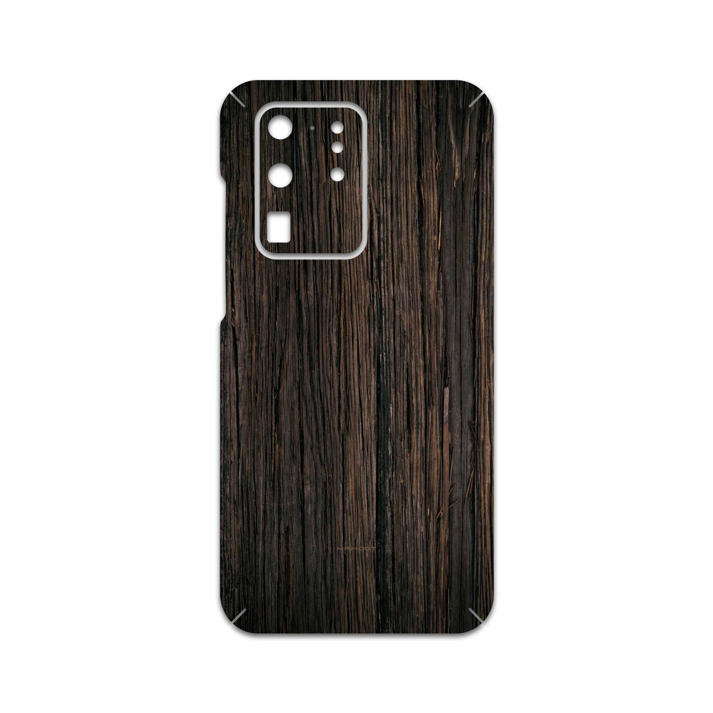 برچسب پوششی ماهوت مدل Burned Wood مناسب برای گوشی موبایل سامسونگ Galaxy S20 Ultra