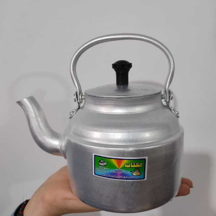 کتری سفیدضخیم آلومینیومی 22محصول برندمعتبر مهتاب