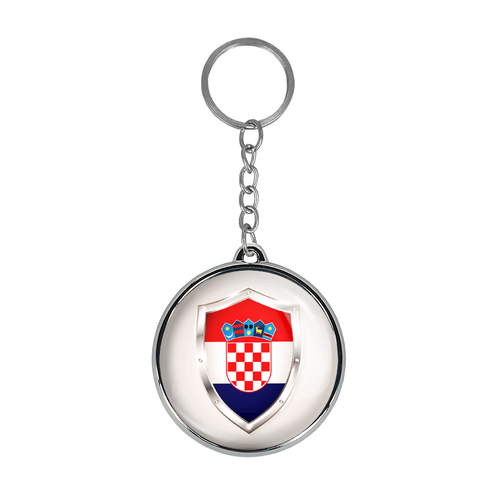 جاکلیدی خندالو طرح پرچم کرواسی مدل دوطرفه کد 2070720715