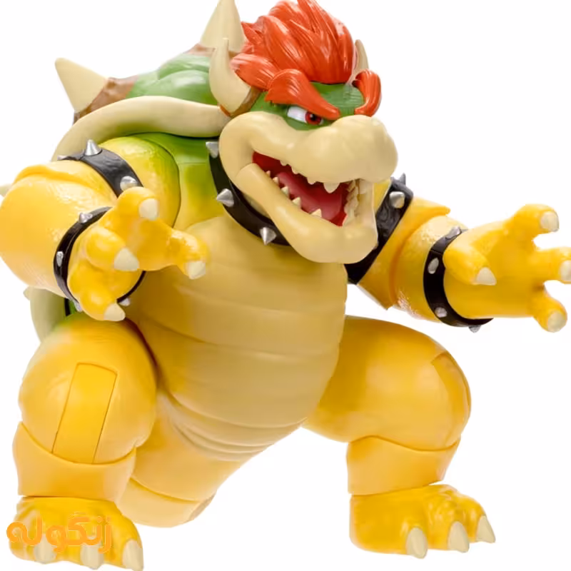 اکشن فیگور Bowser از فیلم The Super Mario Bros - طول 18 سانتیمتر - زنگوله