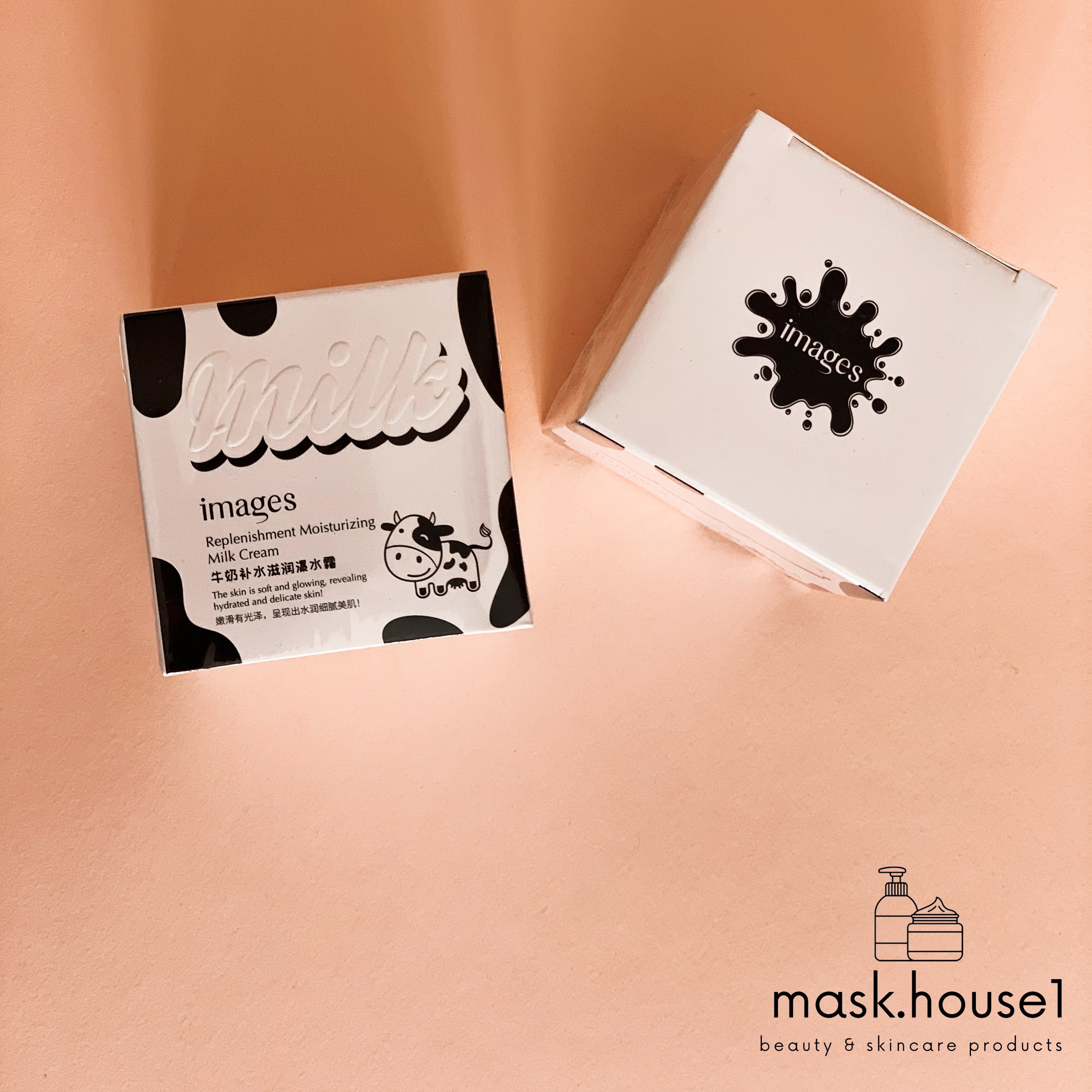 کرم صورت روشن کننده و آبرسان شیر گاو ایمیجز 