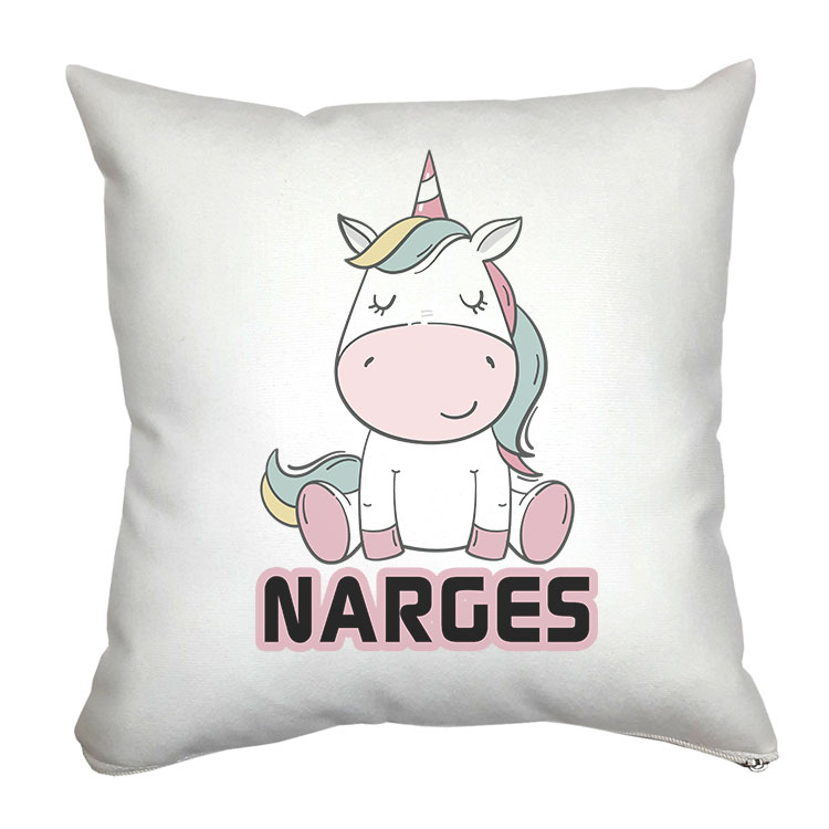 کوسن مدل اسب تک شاخ طرح نرگس