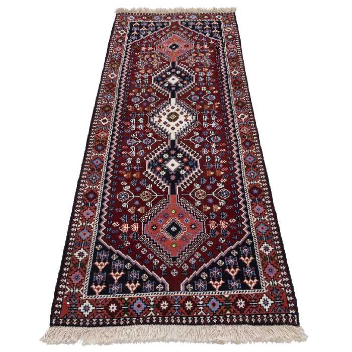  فرش دستباف کناره طول دو متر سی پرشیا کد 174244