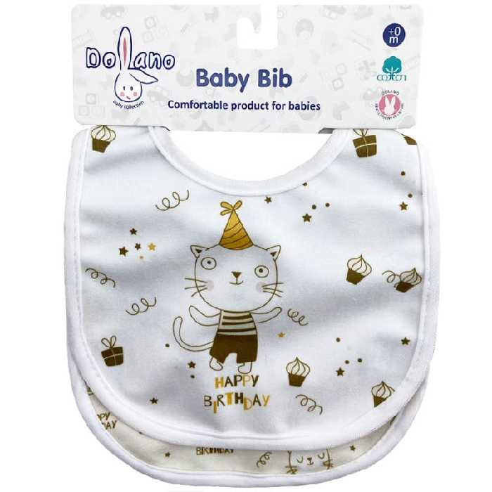 پیش بند نوزادی Baby Bio دو عددی گربه دولانو Dolano