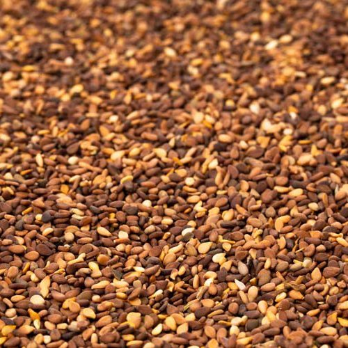 کنجد قهوه ای