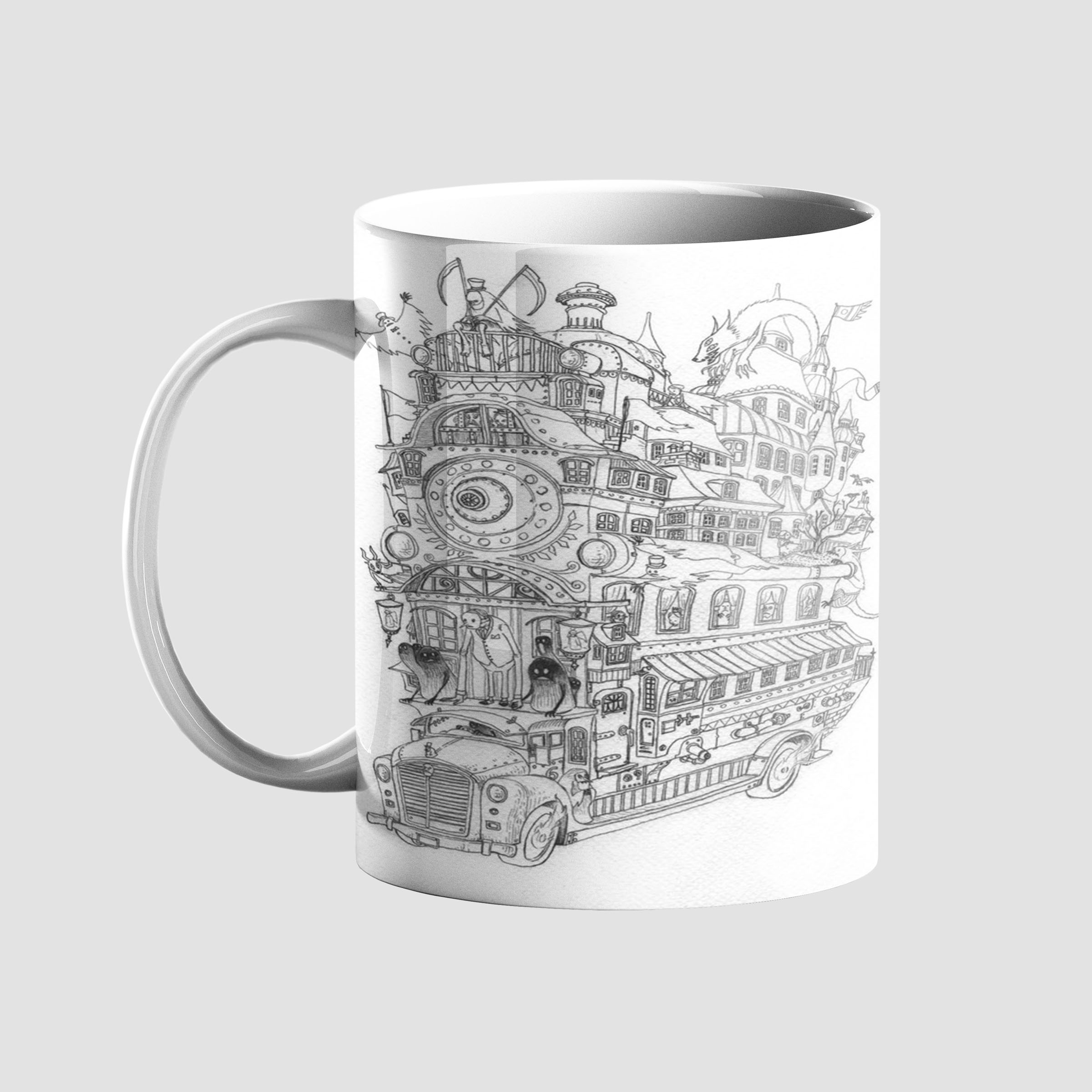 ماگ طرح نقاشی کد 62