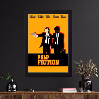 تابلو مدل Pulp Fiction کد S2506-b